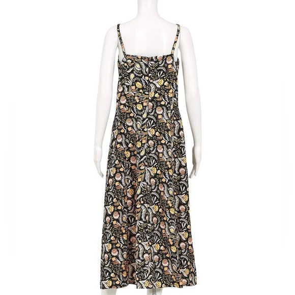 SEED HERITAGE Linen Floral Paisley Midi Dress - Picture 10 of 16